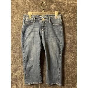 Lee Slender Secret Capri Jeans 4‎ Petite Medium Rise Stretch